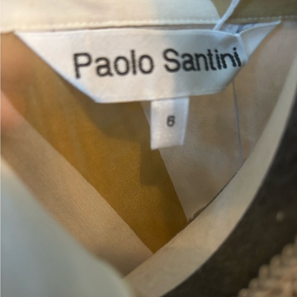 Vintage nwt Paolo Santini chiffon silk retro boho blouse - Picture 5 of 6